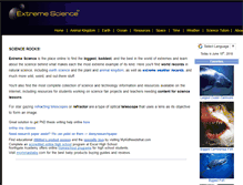 Tablet Screenshot of extremescience.com